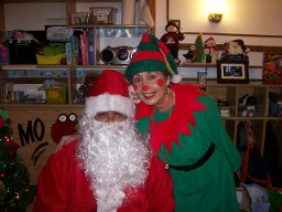 Santa and Elf